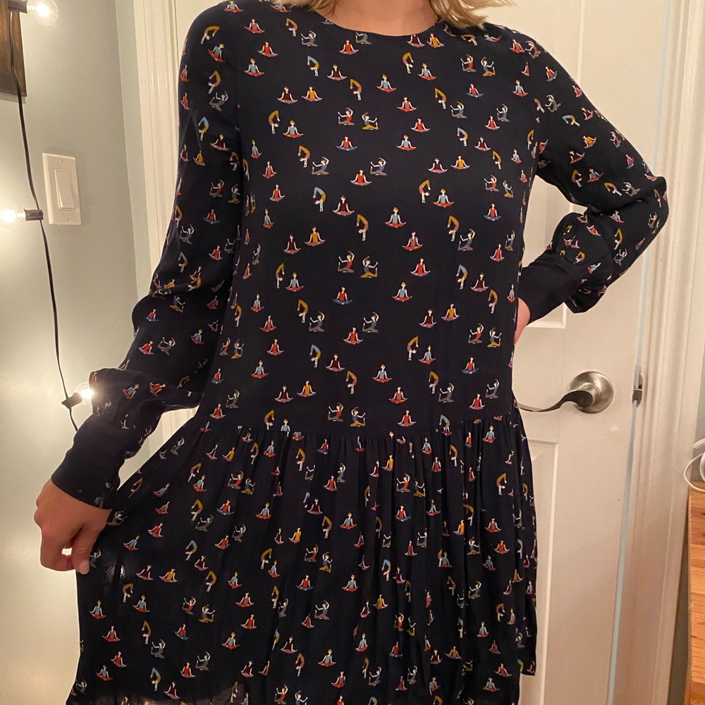 Babydoll Navy Fall dress
